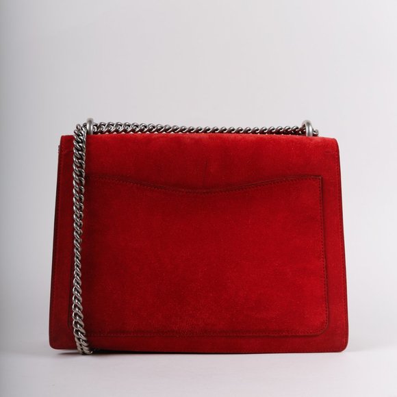 *SOLD* Gucci Dionysus Red Suede Medium GG Shoulder Bag - Picture 3 of 10